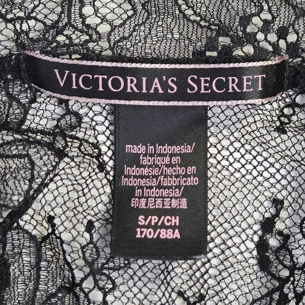 Victoria's Secret‎ Satin Lace Back Floral Cami Camisole Top Size S Lingerie - Picture 5 of 9